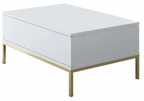 Stolik konferencyjny Lord White and Gold