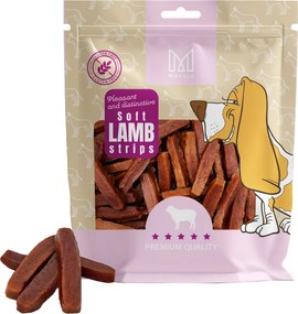 Przysmak dla psa - Miękkie paski z jagnięciny Mersjo 200g