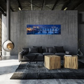 Obraz praskich mostów (170x50 cm)