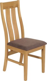 Krzesło do jadalni MCW-M58 (zestaw 6 sztuk),  jasna rama, taupe