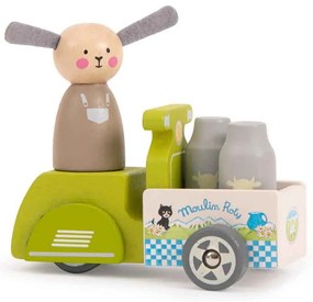 Drewniana zabawka Milk Delivery – Moulin Roty