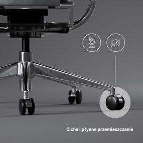 Fotel ergonomiczny Diablo V-Master, czarno-szary