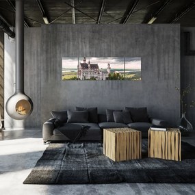 Obraz - Zamek na skałach (170x50 cm)