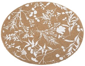 Altom Podkładka jutowa Meadow śr. 38 cm, naturalny