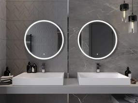 Mexen Gobi lustro łazienkowe podświetlane, okrągłe 70 cm, LED 6000K, antypara - 9801-070-070-611-00