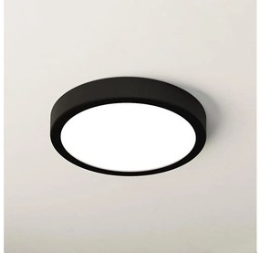 Eglo 900653 - LED oprawa sufitowa do łazienki FUEVA LED/17W/230V czarna IP44