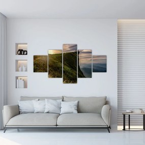Obraz kobiet na klifie (125x70 cm)