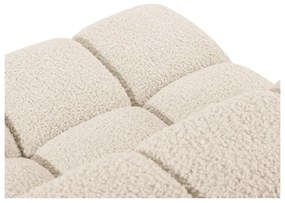 Beżowy moduł sofy z materiału bouclé (moduł środkowy) Bellis – Micadoni Home