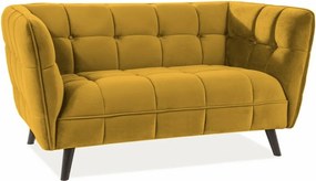 Sofa CASTELLO VELVET 3 curry