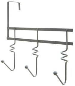 Szary metalowy wieszak na drzwi 46 cm Jaxen – Premier Housewares