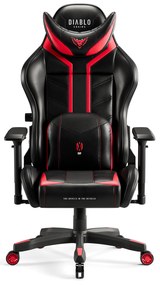 Fotel gamingowy Diablo X-Ray 2.0 Normal Size, czarno-czerwony
