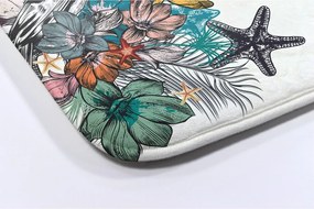 Dywanik pod prysznic Dywanik pod prysznic Ptaki Kwiaty