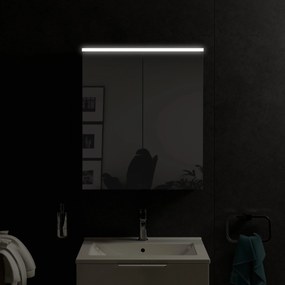 Szafka łazienkowa SOLO z oświetleniem LED i lustrem 60 cm