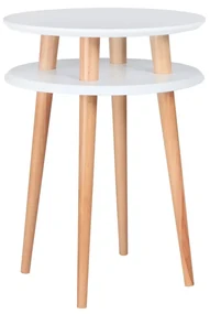 Stolik kawowy UFO HIGH 45x45 biały RAGABA