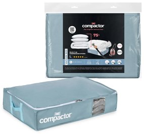 Plastikowy pojemnik próżniowy pod łóżko 65x45x15,5 cm Blue Edition – Compactor