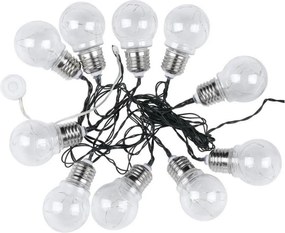 Łańcuch solarny LED 10xLED/1W/1,2V 1xAA 2 m IP44 3000K 300 mAh