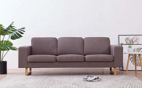 Elegancka trzyosobowa sofa Williams 3x -  taupe