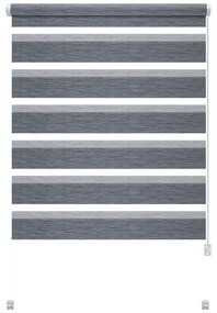 Szara roleta dzień i noc 57x150 cm Zebra Natur – Gardinia
