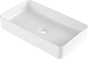 Umywalka Łazienkowa SucceBuy, 61 x 35 cm, Nowoczesny Biały, do Łazienki, Hotelu, Toalety, Kampera