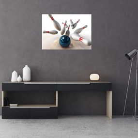 Obraz na szkle - Kręgle (70x50 cm)