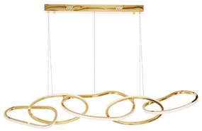 Lampa wisząca LED w kolorze złota Anneli – Candellux Lighting