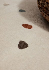 Dywan dziecięcy Adventures – Zabawne kolorowe kropki na kremowym tle 160 cm x 235 cm Atest Oeko-Tex