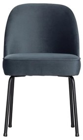 Niebieskie aksamitne krzesła zestaw 2 szt. Vogue – BePureHome