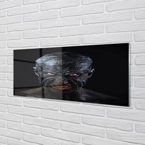 Panel szklany do Kuchni Przerażająca Postać o Czerwonych Oczach