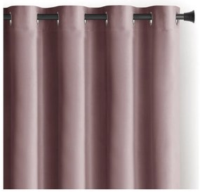 Jasnobrązowa aksamitna zasłona częściowo zaciemniająca (dimout) 140x270 cm Eyelets – Restilo