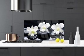 Panel nad blat kuchenny Orchidea W Kompozycji Zen