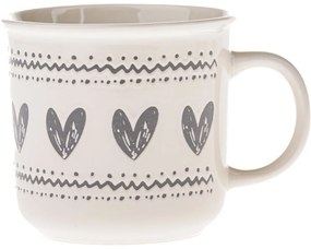 Ceramiczny kubek Serca I, 450 ml