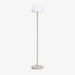 Bezprzewodowa Zewnętrzna Lampa Podłogowa Led Z Żelaza Zeliro Smoky Green - Sklum