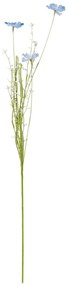 Sztuczne kwiaty niebiesko/białe odcienie 75 cm