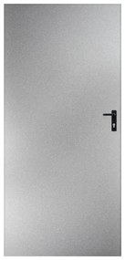 Drzwi blaszane 90, lewa, ocynkowana