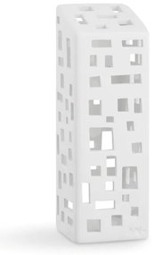 Biały ceramiczny świecznik Kähler Design Urbania Lighthouse High Building