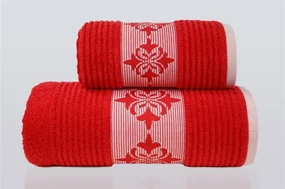 Ręcznik Greno Firenze 50X90 Czerwony 600g/m2 Premium GRENO