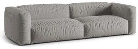 Jasnoszara sofa modułowa 320 cm Martina – Micadoni Home
