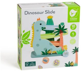Classic world kolorowa zjeżdżalnia tor dinozaur 5 el.