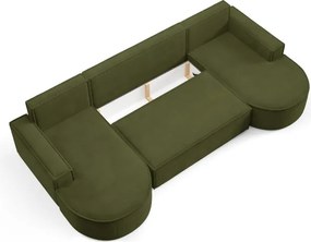 Narożnik MOLLY XL wolnostojący układ U z funkcją spania w tkaninie Curio 39 DomoHome