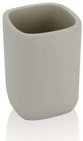 Szary ceramiczny kubek na szczoteczki do zębów Elegant – Tomasucci