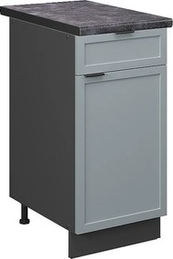 Szafka dolna do kuchni jasnoniebiesko-szary 40x60x82 fame-line