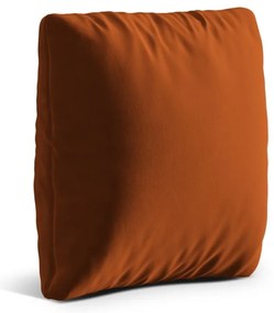 Aksamitna poduszka na sofę w kolorze terakoty Kemi – Cosmopolitan Design