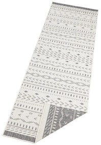 Szaro-kremowy chodnik odpowiedni na zewnątrz NORTHRUGS Kuba, 250x80 cm