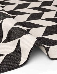 Czarny/kremowy dywan odpowiedni na zewnątrz 160x230 cm Haringey Terrick – Ted Baker