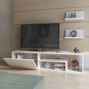 Stolik TV Zeplin White