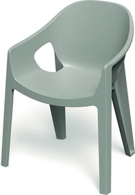 Plastikowe krzesło do ogrodu Premo Seven z podłokietnikami