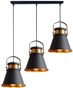 Lampa sufitowa ASTI AAA Czarna