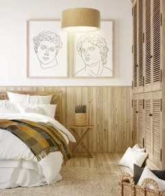 Lampa wisząca ERUTAN DOUBLE 40 żółta BPS KONCEPT
