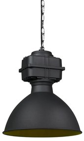 Inteligentna lampa wisząca w stylu industrialnym czarna w komplecie z żarówką A60 WiFi 38,5 cm - Sicko Nowoczesny Oswietlenie wewnetrzne