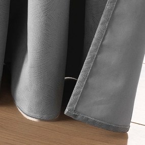 Antracytowa aksamitna zasłona 140x260 cm Olympe – douceur d'intérieur